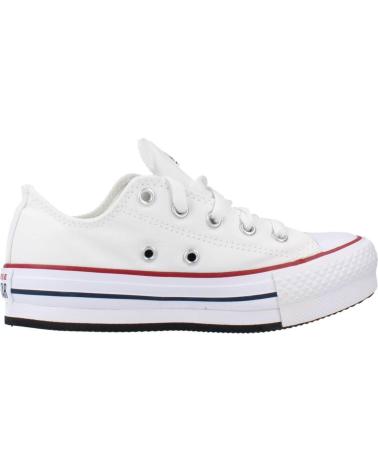 Sportivo per Bambina e Bambino CONVERSE ZAPATILLAS CHUCK TAYLOR ALL STAR LIFT PLATFORM MODELO 372862 BLANCO