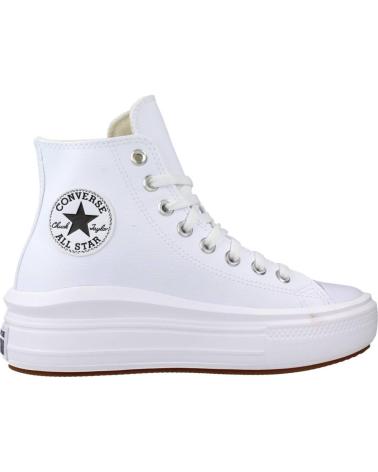 Sportivo per Donna CONVERSE CHUCK TAYLOR ALL STAR MOVE PLATFORM FUNDATIONAL LEATHER BLANCO