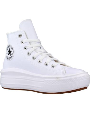 Sportivo per Donna CONVERSE CHUCK TAYLOR ALL STAR MOVE PLATFORM FUNDATIONAL LEATHER BLANCO