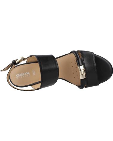 Woman Sandals GEOX D MARYKARMEN MID SAN NEGRO