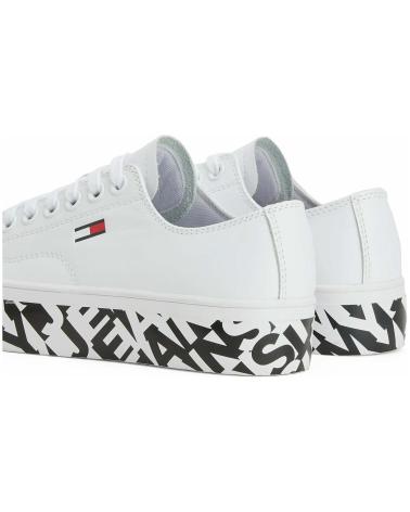 Sportschuhe für Damen TOMMY JEANS ZAPATILLAS CUPSOLE PRINT LOG WHITE