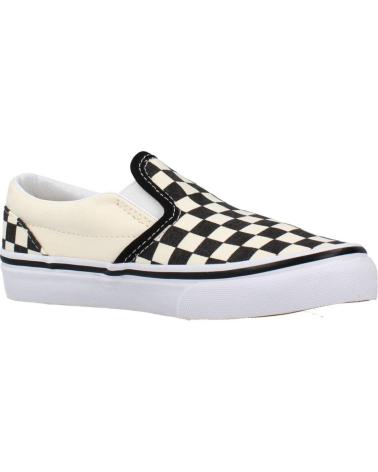 Esportes  de Menina e Menino VANS OFF THE WALL CLASSIC SLIP-ON CHECKERBOARD BLANCO