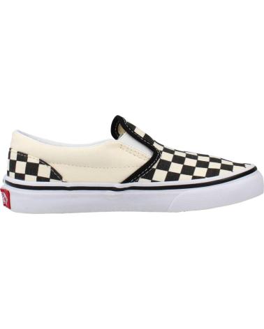 Esportes  de Menina e Menino VANS OFF THE WALL CLASSIC SLIP-ON CHECKERBOARD BLANCO