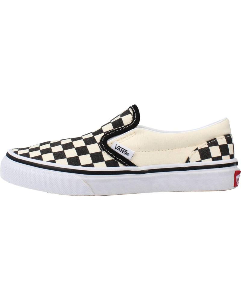 Esportes  de Menina e Menino VANS OFF THE WALL CLASSIC SLIP-ON CHECKERBOARD BLANCO