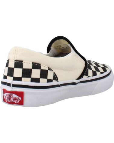 Esportes  de Menina e Menino VANS OFF THE WALL CLASSIC SLIP-ON CHECKERBOARD BLANCO