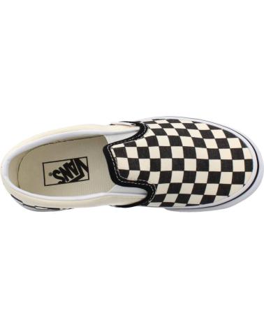 Esportes  de Menina e Menino VANS OFF THE WALL CLASSIC SLIP-ON CHECKERBOARD BLANCO