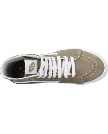 Sportif pour Femme VANS OFF THE WALL SK8-HI TAPERED STACKFORM GRIS