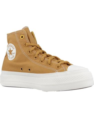 Zapatillas deporte pour Femme CONVERSE CHUCK TAYLOR ALL STAR LIFT HI MARRON