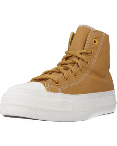 Zapatillas deporte pour Femme CONVERSE CHUCK TAYLOR ALL STAR LIFT HI MARRON