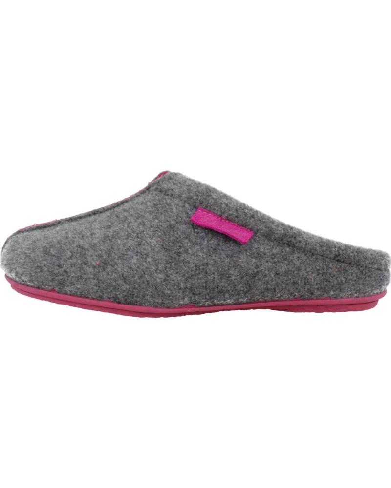 VUL-LADI PANTOFOLE MODELLO 4616 GRIGIO LAMPONE GRIS