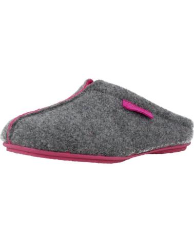 VUL-LADI PANTOFOLE MODELLO 4616 GRIGIO LAMPONE GRIS