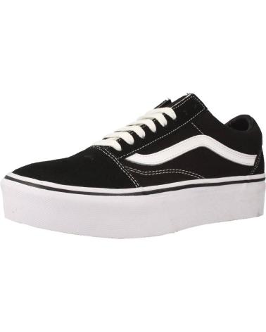 Zapatillas deporte de Mujer VANS OFF THE WALL VN0A3B3UY281 OLD SKOOL PLATFORM BLACK-WHITE