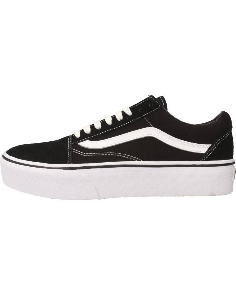 Zapatillas deporte de Mujer VANS OFF THE WALL VN0A3B3UY281 OLD SKOOL PLATFORM BLACK-WHITE
