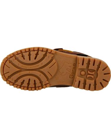 Zapatos de Hombre y Niño GORILA NAUTICO VELCRO MARRON