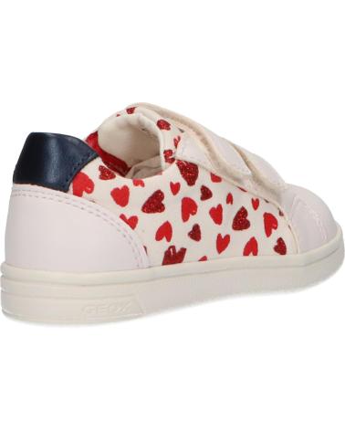 Sportif pour Fille GEOX B921WE 0AW54 B DJROCK C0050 WHITE