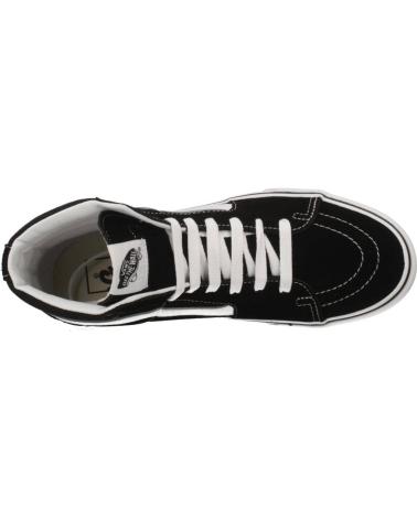 Deportivas de Mujer VANS OFF THE WALL VN0A3TKN6BT1 SK8-HI PLATFORM 20 BLACK-TRUE WHIT