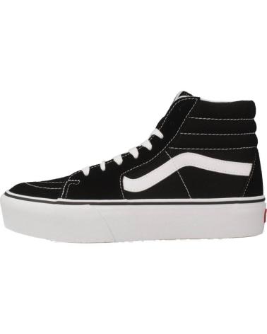 Deportivas de Mujer VANS OFF THE WALL VN0A3TKN6BT1 SK8-HI PLATFORM 20 BLACK-TRUE WHIT