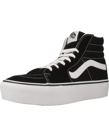 Deportivas de Mujer VANS OFF THE WALL VN0A3TKN6BT1 SK8-HI PLATFORM 20 BLACK-TRUE WHIT