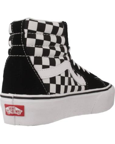 Sportif pour Femme et Fille et Garçon VANS OFF THE WALL UA SK8-HI PLATFORM 2 NEGRO