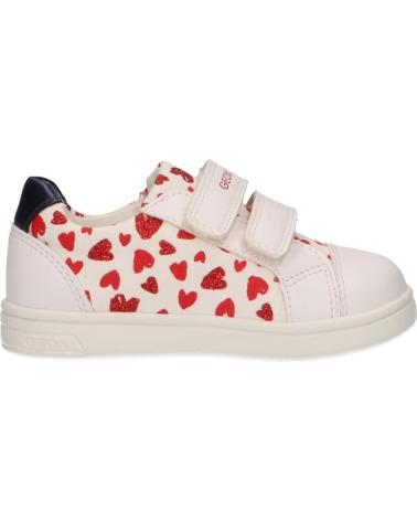 Sportivo per Bambina GEOX B921WE 0AW54 B DJROCK C0050 WHITE