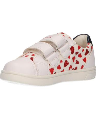 Sportif pour Fille GEOX B921WE 0AW54 B DJROCK C0050 WHITE