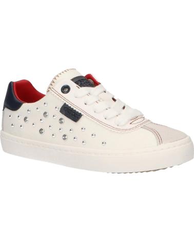 girl Trainers GEOX J92D5A 01322 J KILWI C1000 WHITE