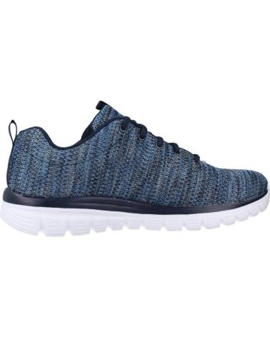 Sportivo per Donna e Bambina SKECHERS GRACEFUL TWISTED FORTUNE AZUL