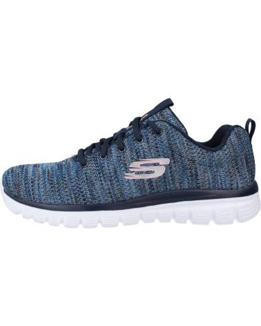 Sportivo per Donna e Bambina SKECHERS GRACEFUL TWISTED FORTUNE AZUL