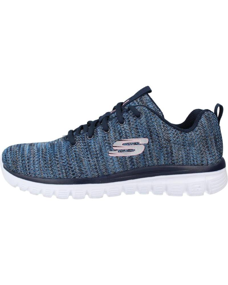 Sportivo per Donna e Bambina SKECHERS GRACEFUL TWISTED FORTUNE AZUL