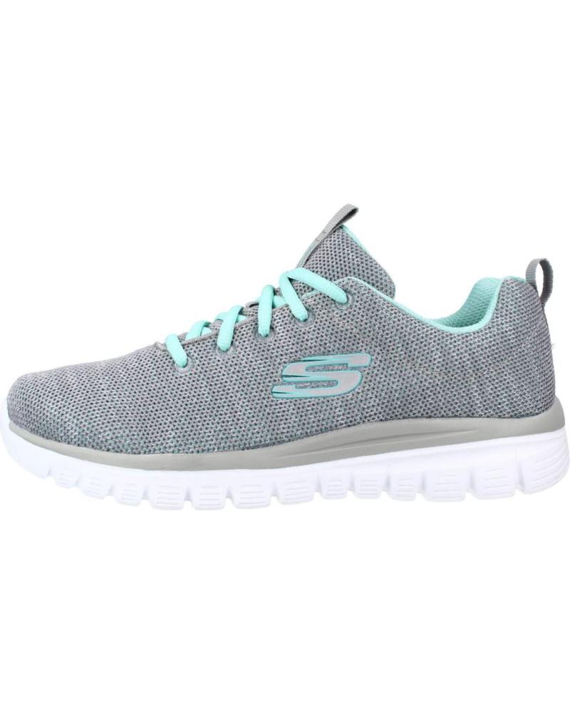 Sportif pour Femme et Fille SKECHERS GRACEFUL TWISTED FORTUNE GRIS