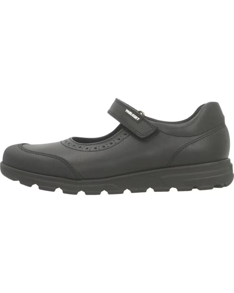 PABLOSKY CHAUSSURES SANTOS 334110 EN CUIR BOX POUR FILLES NEGRO