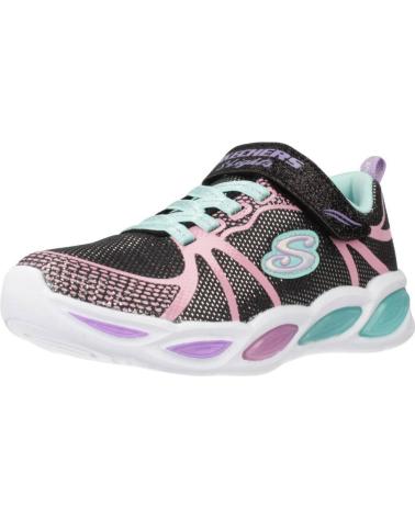 Sportivo per Bambina SKECHERS SHIMMER BEAMS-SPORTY GLOW NEGRO