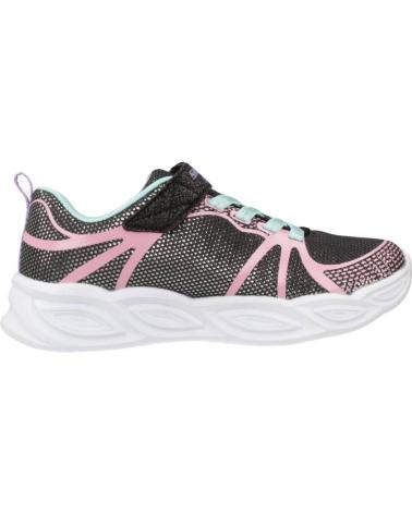 Sportivo per Bambina SKECHERS SHIMMER BEAMS-SPORTY GLOW NEGRO