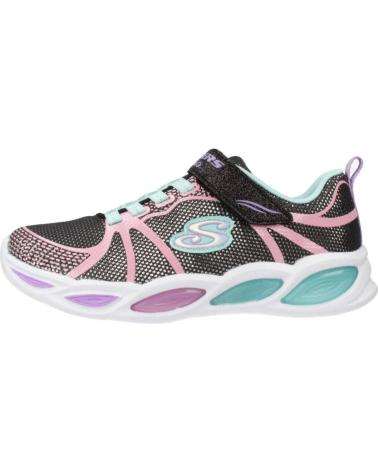 Sportivo per Bambina SKECHERS SHIMMER BEAMS-SPORTY GLOW NEGRO