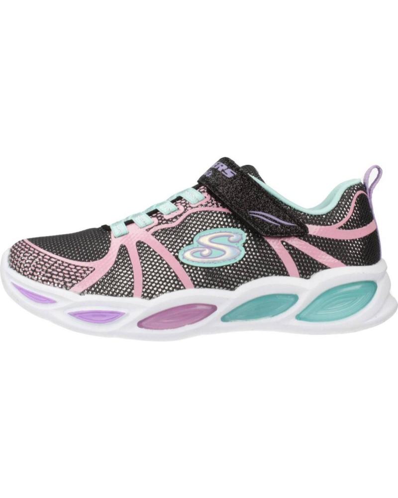Sportivo per Bambina SKECHERS SHIMMER BEAMS-SPORTY GLOW NEGRO