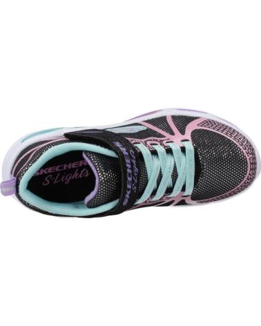 Sportivo per Bambina SKECHERS SHIMMER BEAMS-SPORTY GLOW NEGRO