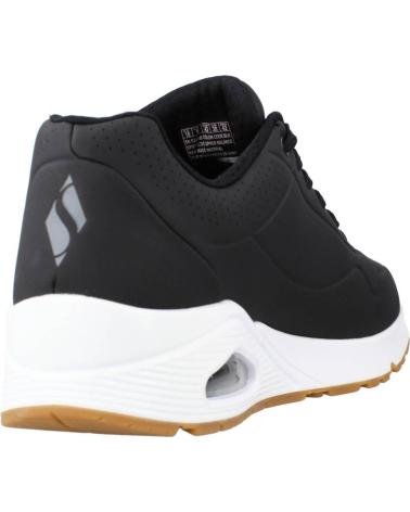SKECHERS ZAPATILLAS UNO STAND ON AIR BLANCO 52458-BLK CASUAL HO NEGRO
