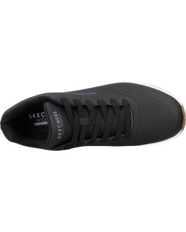 SKECHERS ZAPATILLAS UNO STAND ON AIR BLANCO 52458-BLK CASUAL HO NEGRO