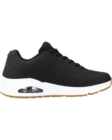 SKECHERS ZAPATILLAS UNO STAND ON AIR BLANCO 52458-BLK CASUAL HO NEGRO