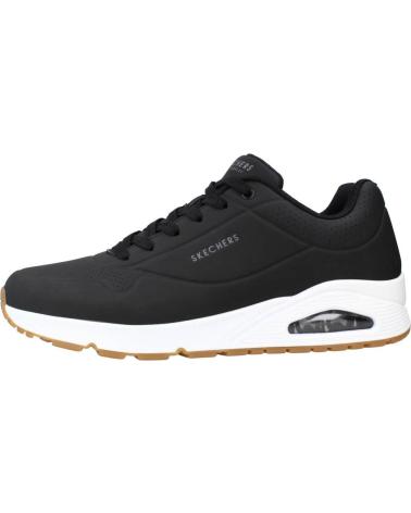 SKECHERS ZAPATILLAS UNO STAND ON AIR BLANCO 52458-BLK CASUAL HO NEGRO