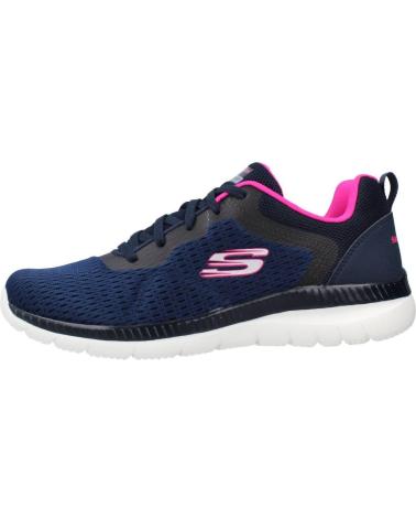 SKECHERS ZAPATILLAS MUJER 12607 AZUL MARINO