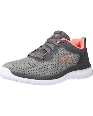 Sportivo per Donna e Bambina SKECHERS ZAPATILLAS MUJER ES 12607 GRIS