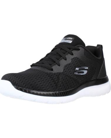 Deportivas de Mujer y Niña y Niño SKECHERS BOUNTIFUL QUICK PATH NEGRO