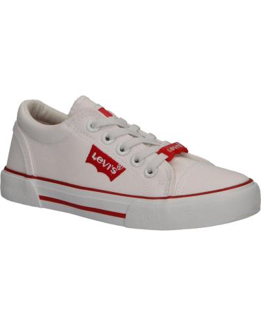 girl and boy Trainers LEVIS VBER0002T BERMUDA 0061 WHITE