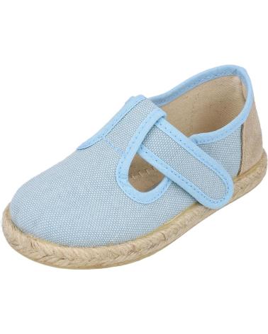 Zapatos de Niño BUBBLE BOBBLE 244-RECYWAS PEPITOS LONA NINO CELESTE