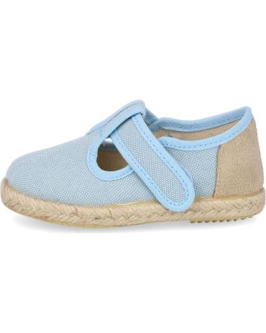 Zapatos de Niño BUBBLE BOBBLE 244-RECYWAS PEPITOS LONA NINO CELESTE