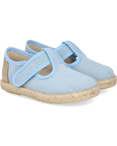 Zapatos de Niño BUBBLE BOBBLE 244-RECYWAS PEPITOS LONA NINO CELESTE