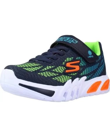 boy Zapatillas deporte SKECHERS ZAPATILLAS FLEX-GLOW ELITE-VORLO PARA NINOS EN COLOR VERDE VERDE