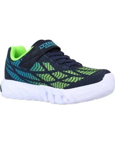 boy Zapatillas deporte SKECHERS ZAPATILLAS FLEX-GLOW ELITE-VORLO PARA NINOS EN COLOR VERDE VERDE