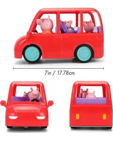 SIMBA VEHÍCULO RADIOCONTROL PEPPA PIG FAMILY CAR MULTICOLOR